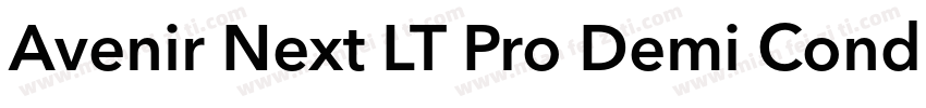 Avenir Next LT Pro Demi Cond Regula字体转换
